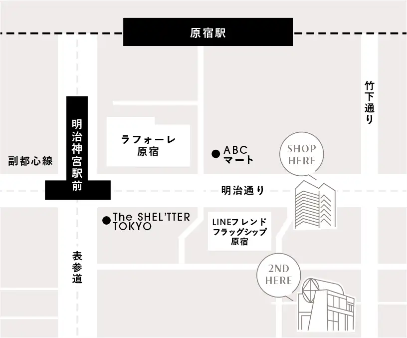 スタジオ周辺地図