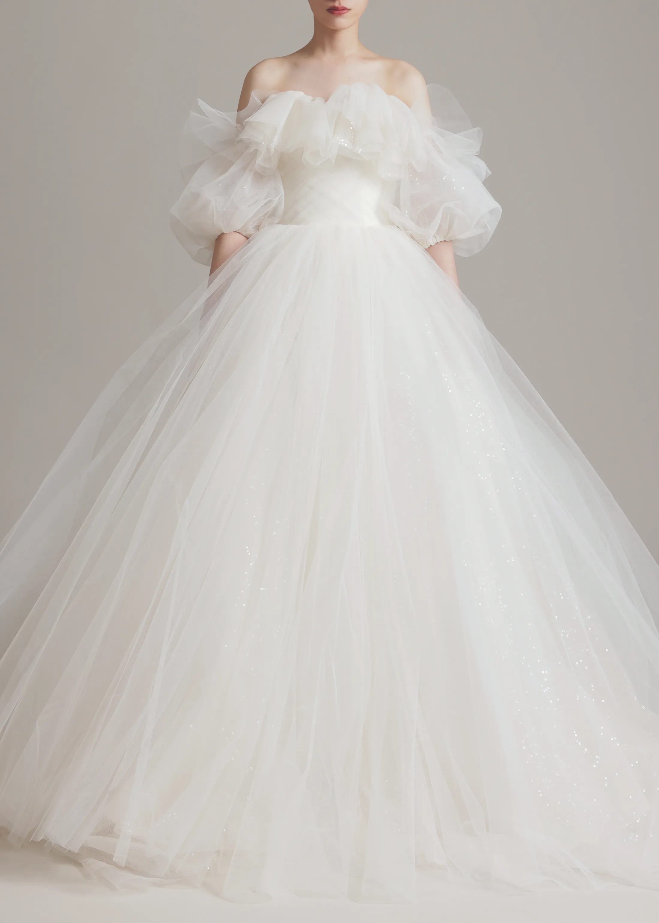 プリンセスラインのウェディングドレス