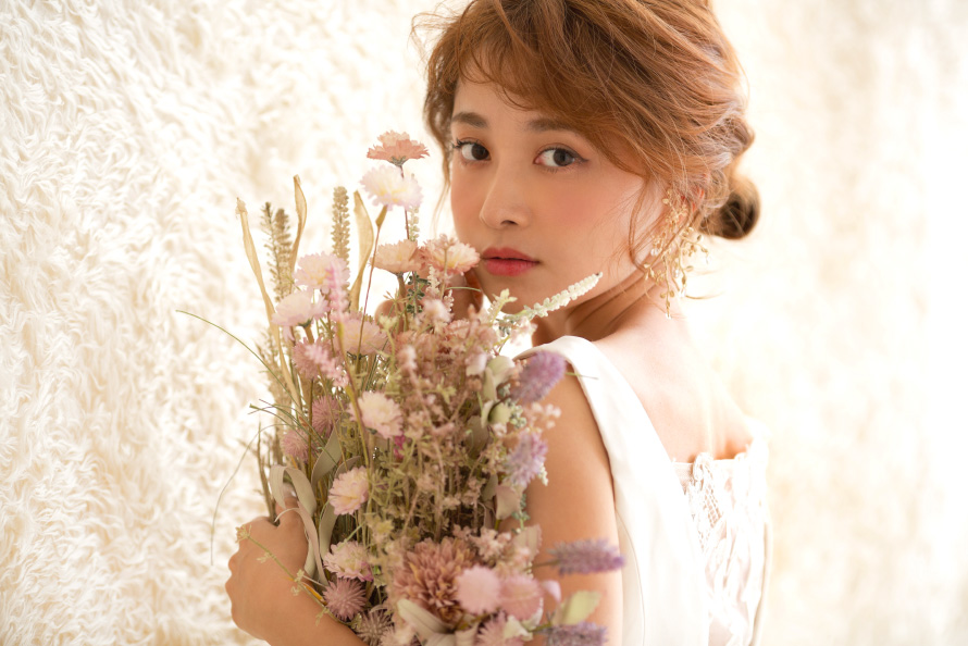 ヘアスタイル 花嫁様の前髪パターン５choice Aim東京原宿