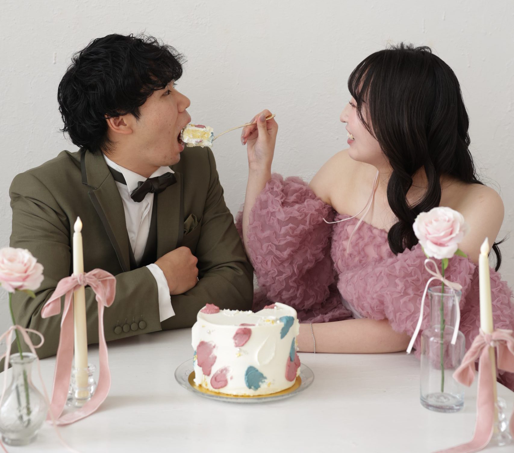 北海道　札幌　ウエディング　フォトスタジオ　ドレス